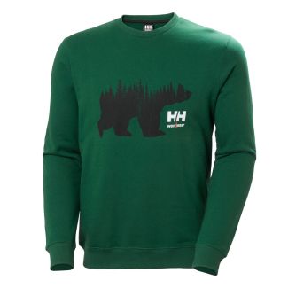 Helly Hansen Mens Workwear Graphic Long Sleeve Sweatshirt