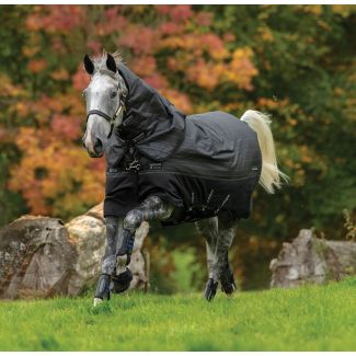 Horseware Amigo Bravo 12 Reflectech Plus Medium Turnout Rug 250g Black