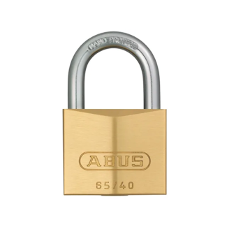 ABUS 65 Series Brass Carded Key Padlock 40mm