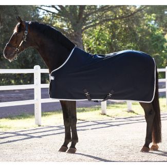 Horseware Amigo Jersey Cooler Navy/Silver