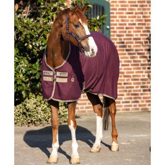 Horseware Amigo Stable Sheet Fig/Navy/Tan