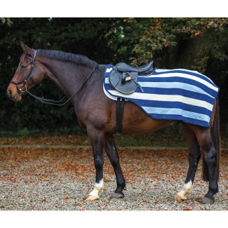 Horseware Rambo Newmarket Competition Sheet Whitney Stripe Navy