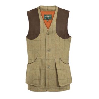 Alan Paine Mens Combrook Tweed Shooting Waistcoat - Chelford Farm Supplies