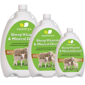 Country UF Sheep Mineral Drench With Copper - Cheshire, UK