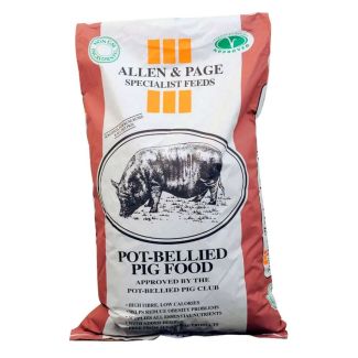 Allen and Page Pot-Bellied Pig Feed Pellets 20kg - Chelford Farm Supplies 