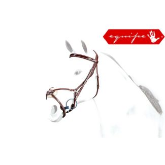 Equipe No Stress Grackle Bridle Brown