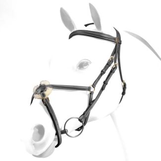 Equipe Emporio Grackle Bridle Brass Fittings - Chelford Farm Supplies