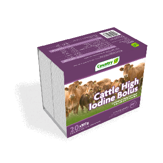 Country UF High Iodine Cattle Bolus 20 Pack

