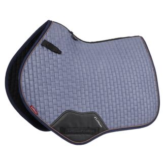 LeMieux Suede Close Contact Saddle Pad Jay Blue