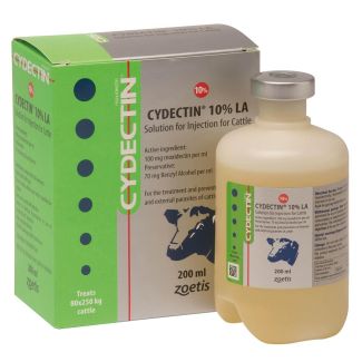 Cydectin 10% LA Injectable Wormer for Cattle - Cheshire, UK