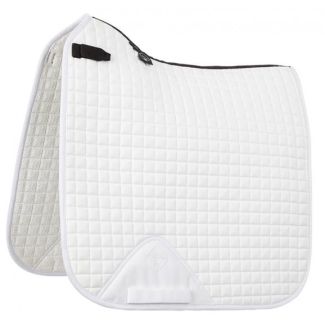 LeMieux ProSport Cotton Dressage Saddle Pad White