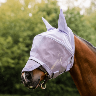 Horseware Rambo Plus Fly Mask Lavender| Chelford Farm Supplies