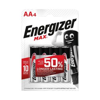Energizer MAX AA Batteries 4 Pack | Chelford Farm Supplies