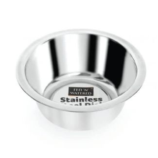Fed 'N' Watered Stainless Steel Dog Bowl
