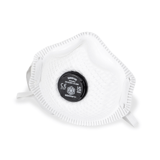 Beeswift FFP3 NR Premium Valved Respirator Mask White (Pack of 5)