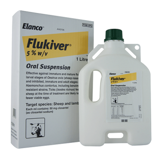 Elanco Flukiver Sheep Oral Suspension 1L