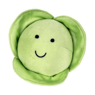 Petface Foodie Faces Plush Sprout Dog Toy