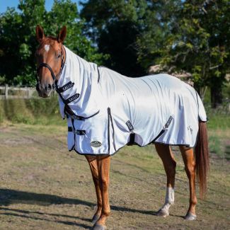 Gallop Equestrian Essentials Classic Combo Fly Rug - White