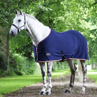 Gallop Equestrian Jersey Cooler Rug - Navy