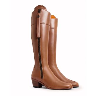 Fairfax & Favor Womens Regina Heeled Leather Boots