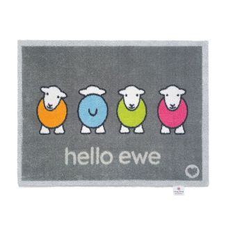 Hug Rug Hello Ewe Herdy Doormat