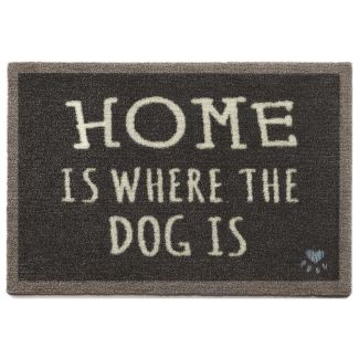 'Home is Where the Dog is' Printed Coir Doormat