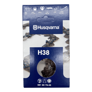 Husqvarna H38 Chamfer Chisel Pixel 3/8” Mini 1.1mm Chainsaw Chain - Cheshire, UK