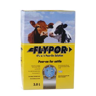 Flypor Pour-on Fly Control for Cattle 3 litre