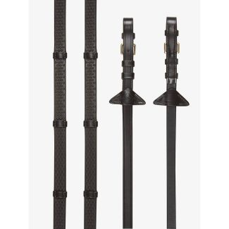 LeMieux Soft Rubber Reins With Stoppers