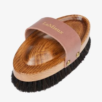 LeMieux Artisan Wooden Lambswool Body Brush