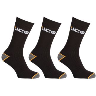 Cleversocks Mens JCB Outdoor Activity Socks 3pk Black