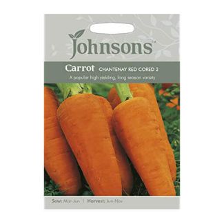 Johnsons Carrot Chantenay Red Cored 2 Seeds