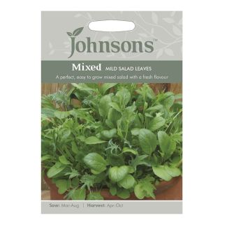 Johnsons Mixed Mild Salad Leaves Seeds