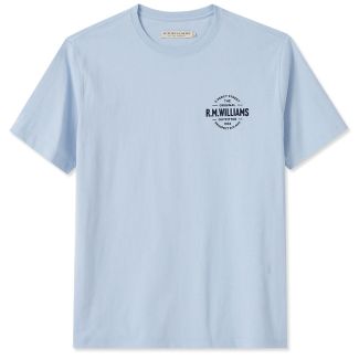 RM Williams Type T-Shirt Light Blue