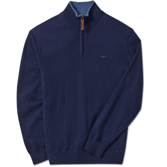 RM Williams Mens Ernest Sweater Navy