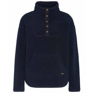 Barbour Womens Woodside Fleece Jumper Navy