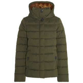 Barbour Womens Camellia Puffer Jacket Olive
