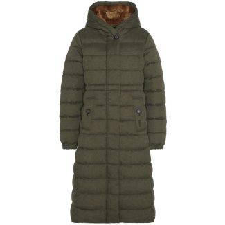 Barbour Womens Clarence Puffer Jacket Olive