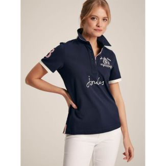 Joules Womens Beaufort Embroidered Polo Shirt 