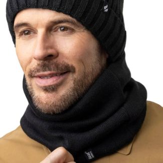 SockShop Mens Stockley Heat Holders Snood- Black
