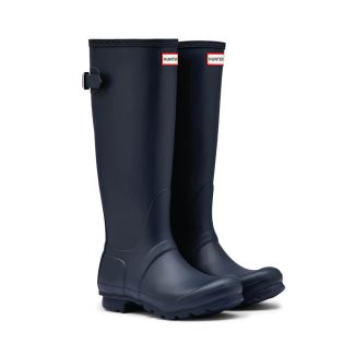 Hunter Womens Original Tall Back Adjustable Wellington Boots