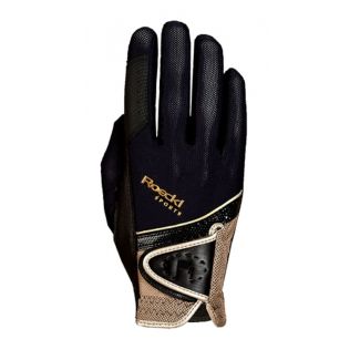 Roeckl London (Madrid) Riding Gloves Black / Gold