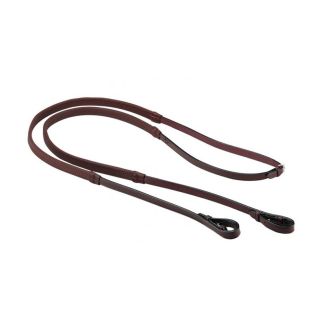 Equipe Rubber Reins Brown