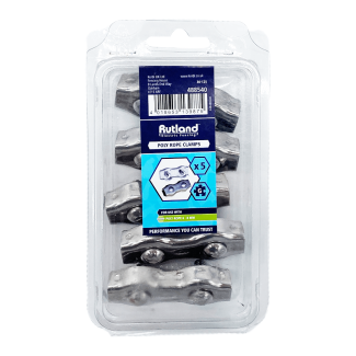 Rutland Electric Fencing Metal Clamp Grips Rope Connectors Pack of 5