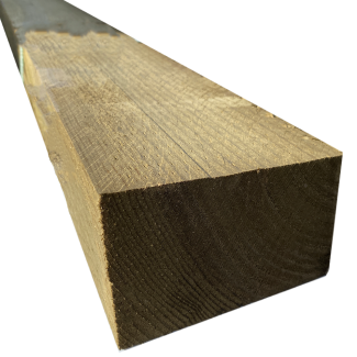 Sawn Timber Post HCD Incised Treated Green 150mm (W) x 75mm (D) x 1.8m (L)