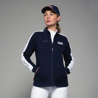 Toggi Womens GBR Seine Full Zip Sweatshirt Navy