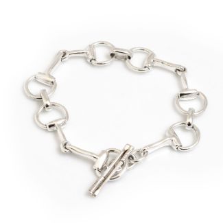 Hiho Silver Sterling Silver Snaffle Bracelet