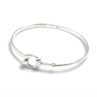 Hiho Silver Exclusive Sterling Silver Snaffle Clip Bracelet