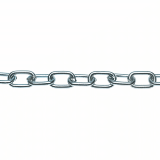 Eliza Tinsley Straight Link Chain Stainless Steel 5mm (Per Metre)