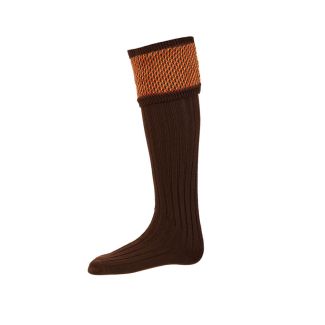 House Of Cheviot Mens Tayside Socks Walnut